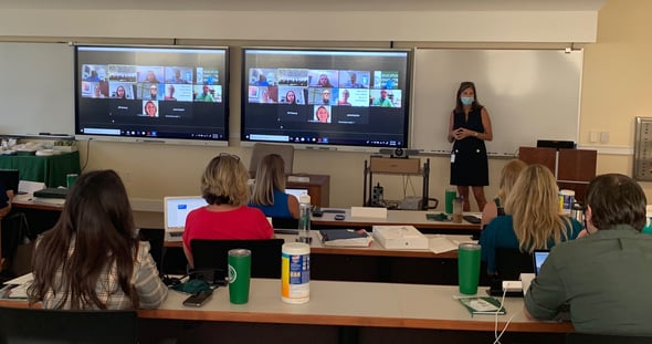 Dr. Markham addresses new faculty