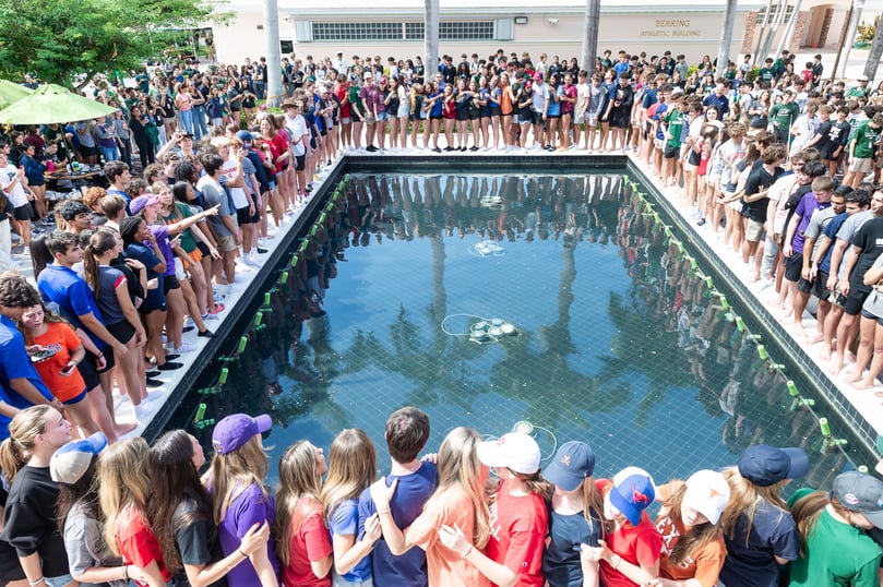 Class of 2024 Fountain Jump