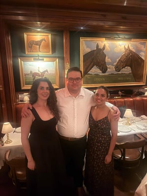 Tulsie Patel, Ana Solitto and John Polatsek 07 in NYC