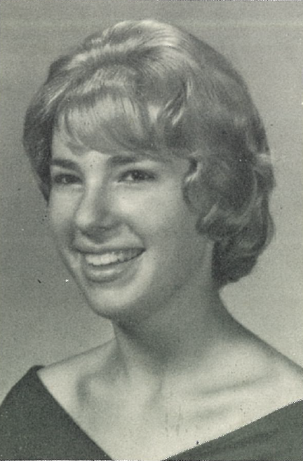 Molly Michaels Chalmers yearbook headshot 1962