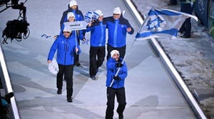 Jared Firestone Flag at Milano Cortina games