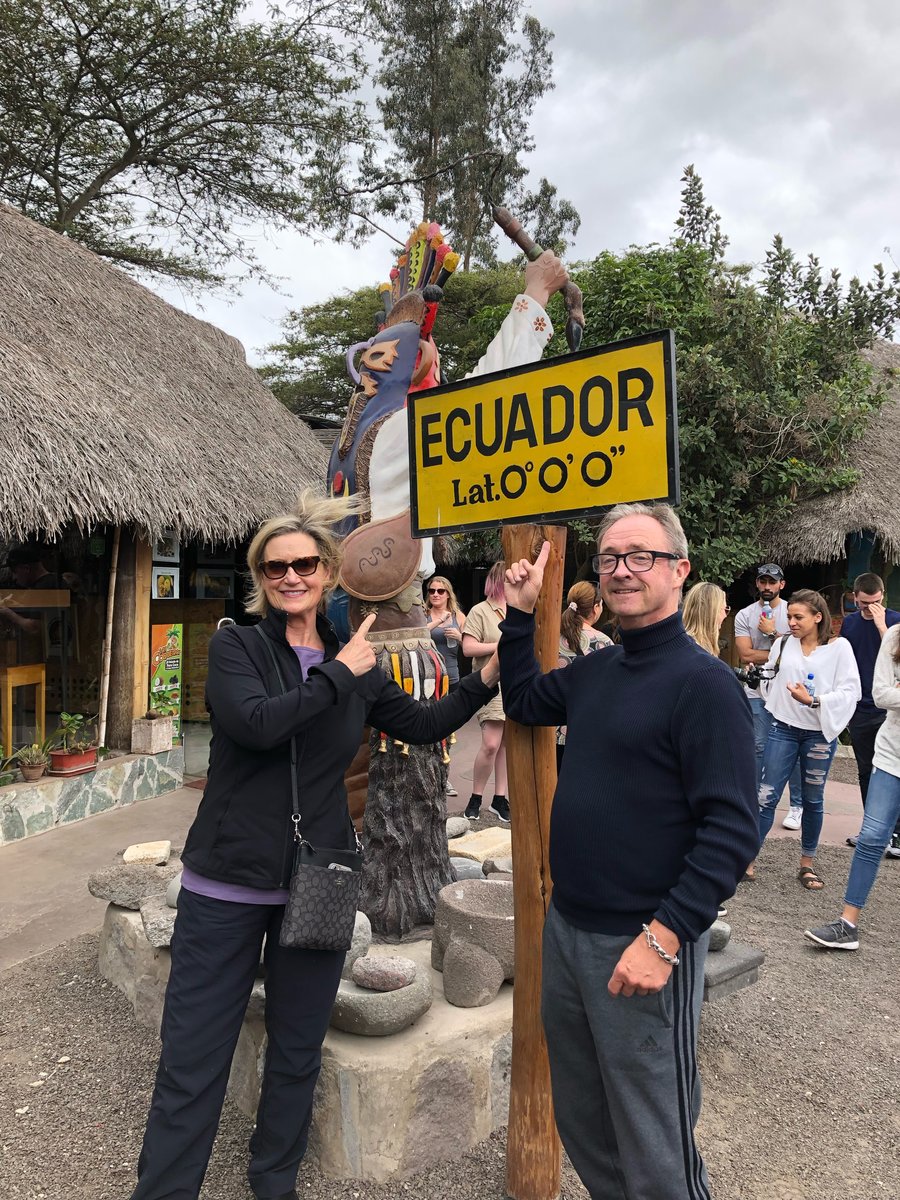 Cindy Lee Smet (1974) and Mike Lee 72 in Ecuador