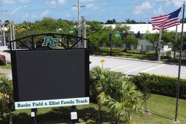 New Scoreboard Spring 2021 Banks Field