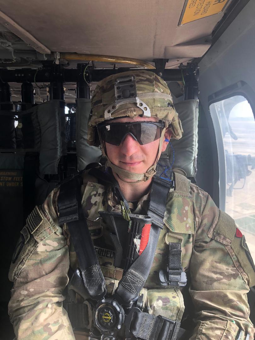 Michael Zequeria Helicopter over Kandahar City